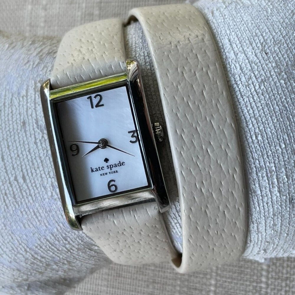 Kate Spade New York Women Wristwatch Leather Double Wrap Band Analog Watch - Picture 3 of 10